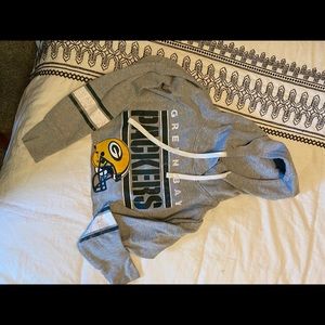 Packers crop hoodie